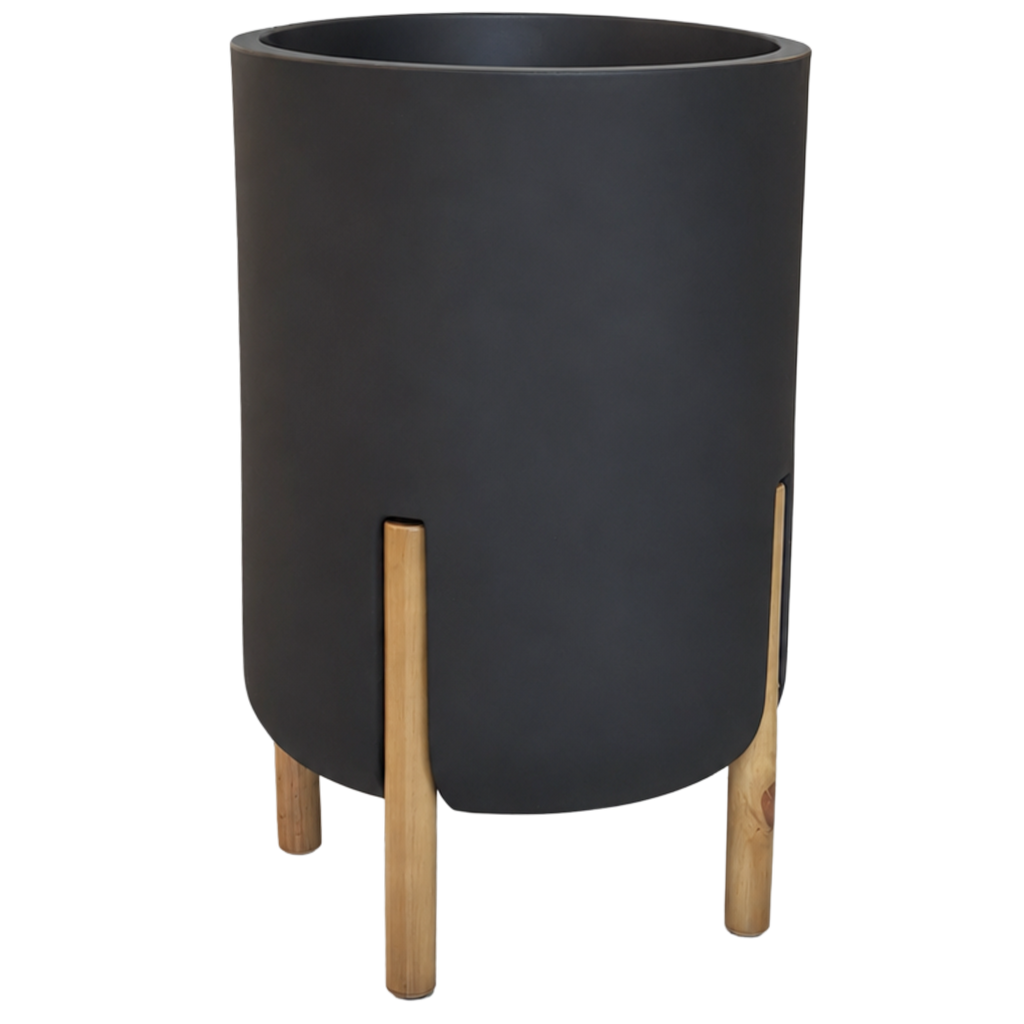 Vaso Cilíndrico Decore 34 Chumbo