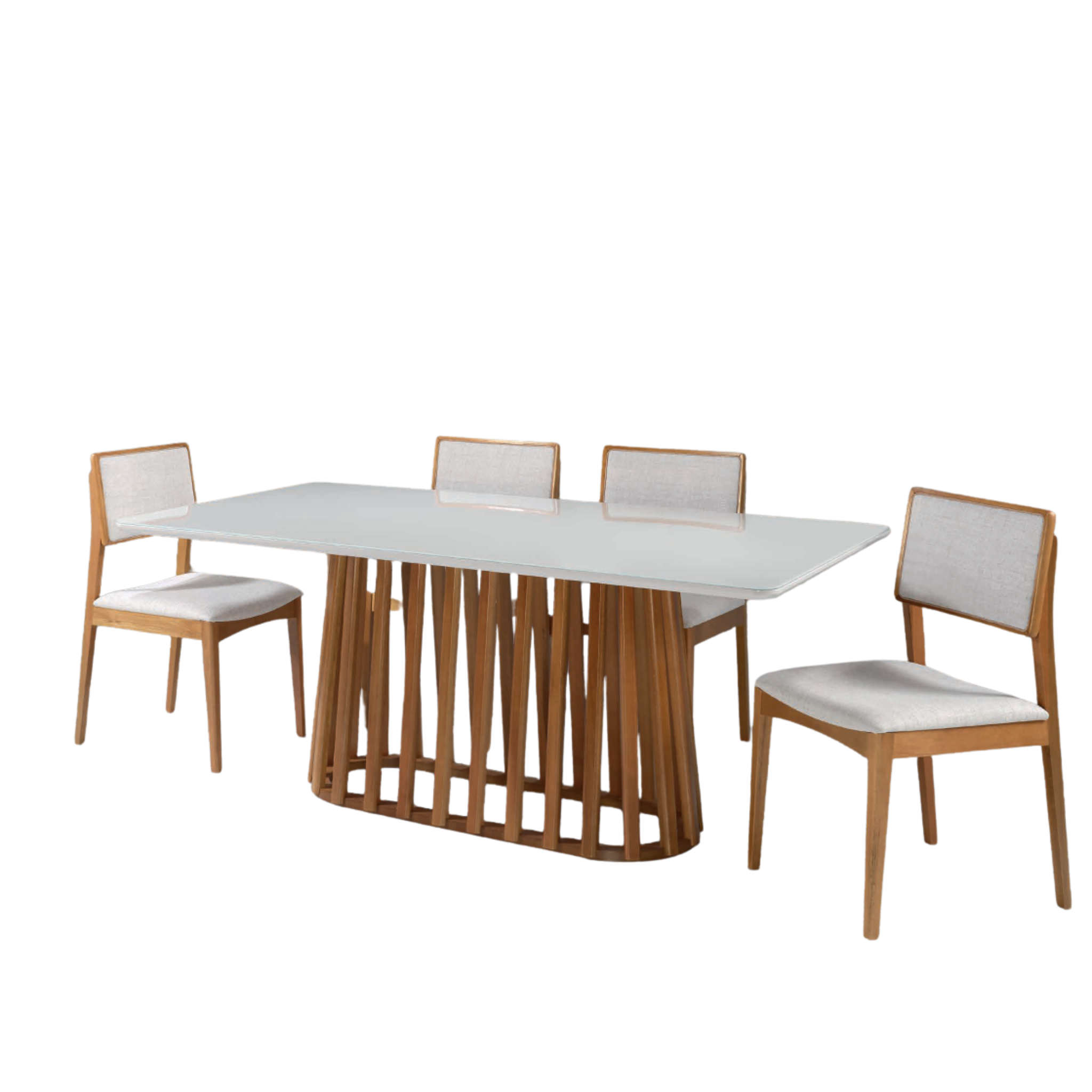 Mesa de Jantar Rip com Base Escultural – 1,80m