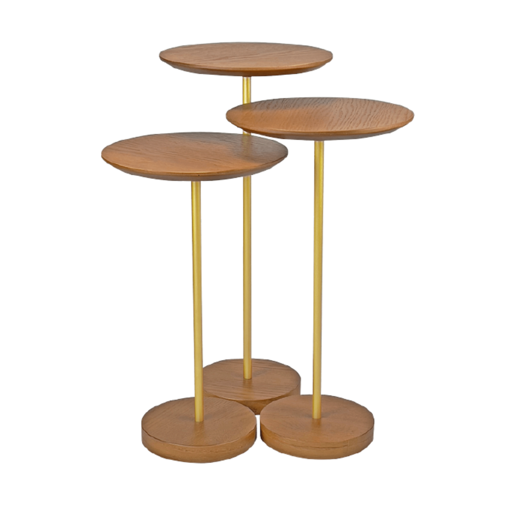 MESA LATERAL WOOD 30X30