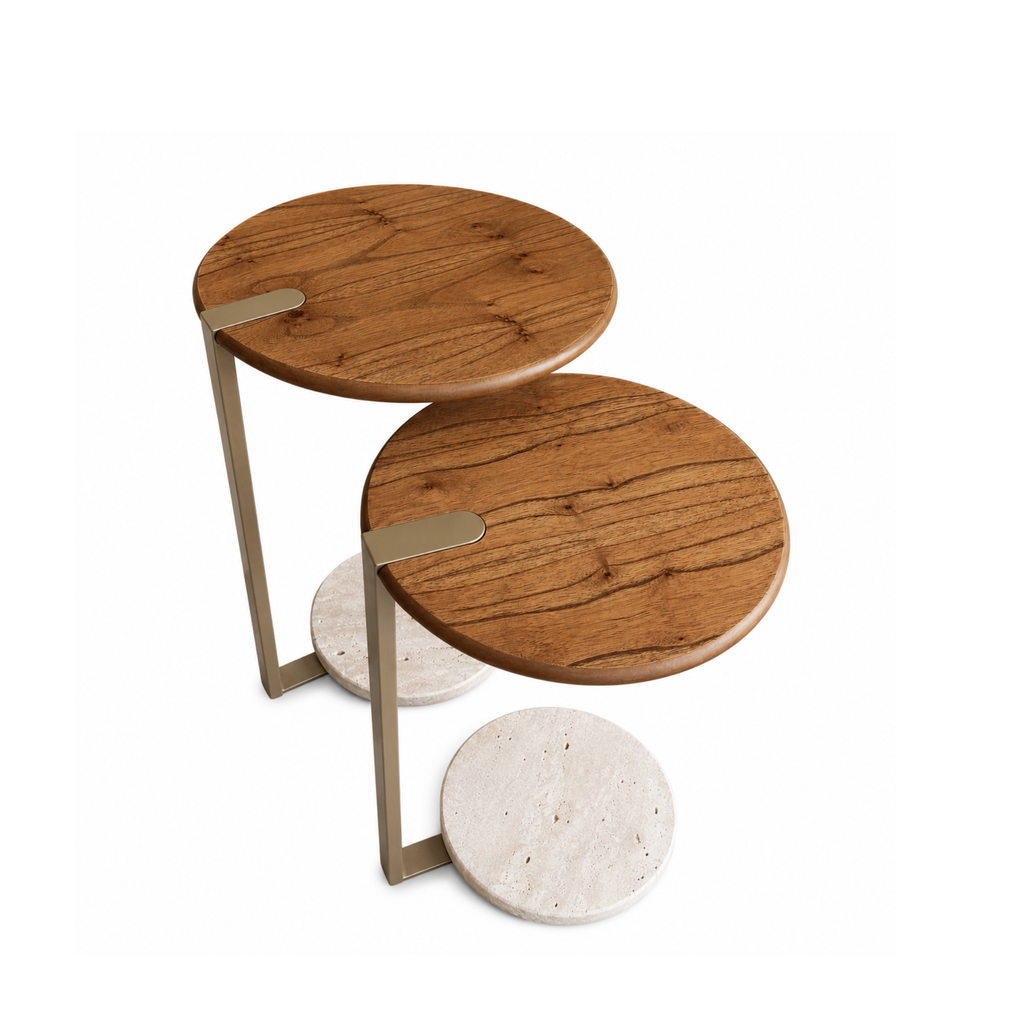 CONJUNTO MESAS LATERAIS DELFO