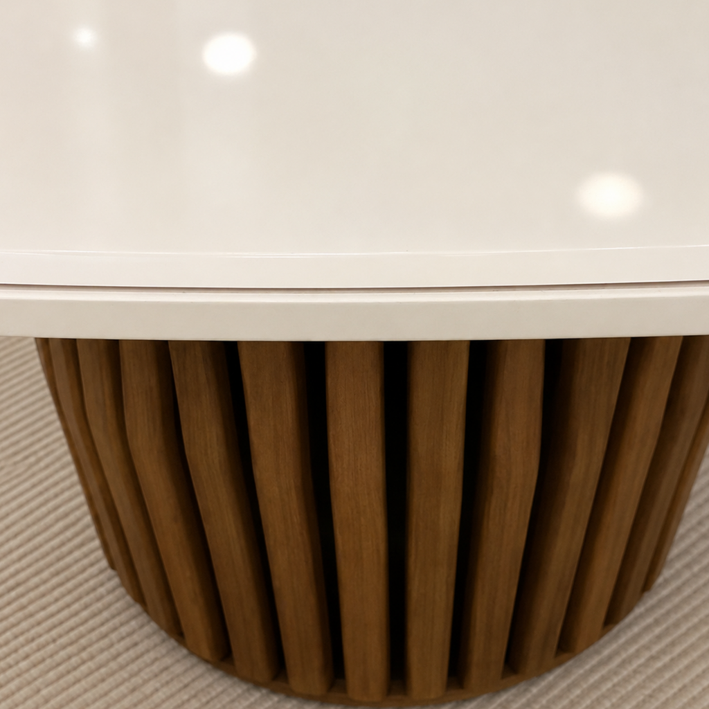 MESA DE JANTAR VIDEIRAS TAMPO GIRATÓRIO