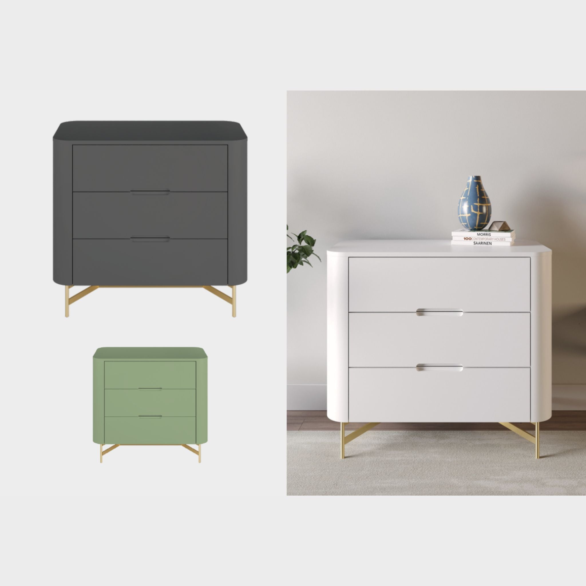 Cômoda Flow Laqueada 0,90 MT