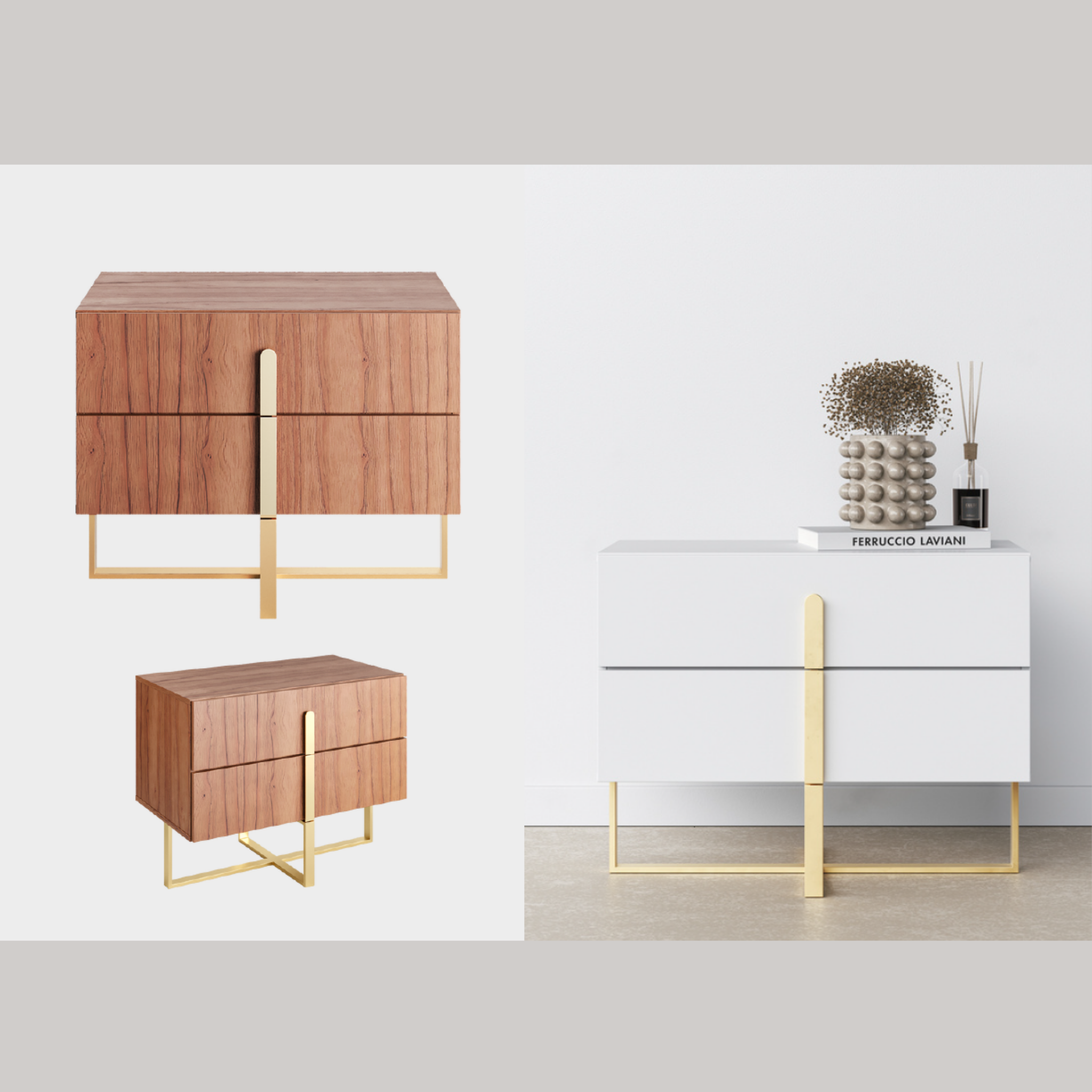 MESA DE CABECEIRA AURORA 0,55 CM