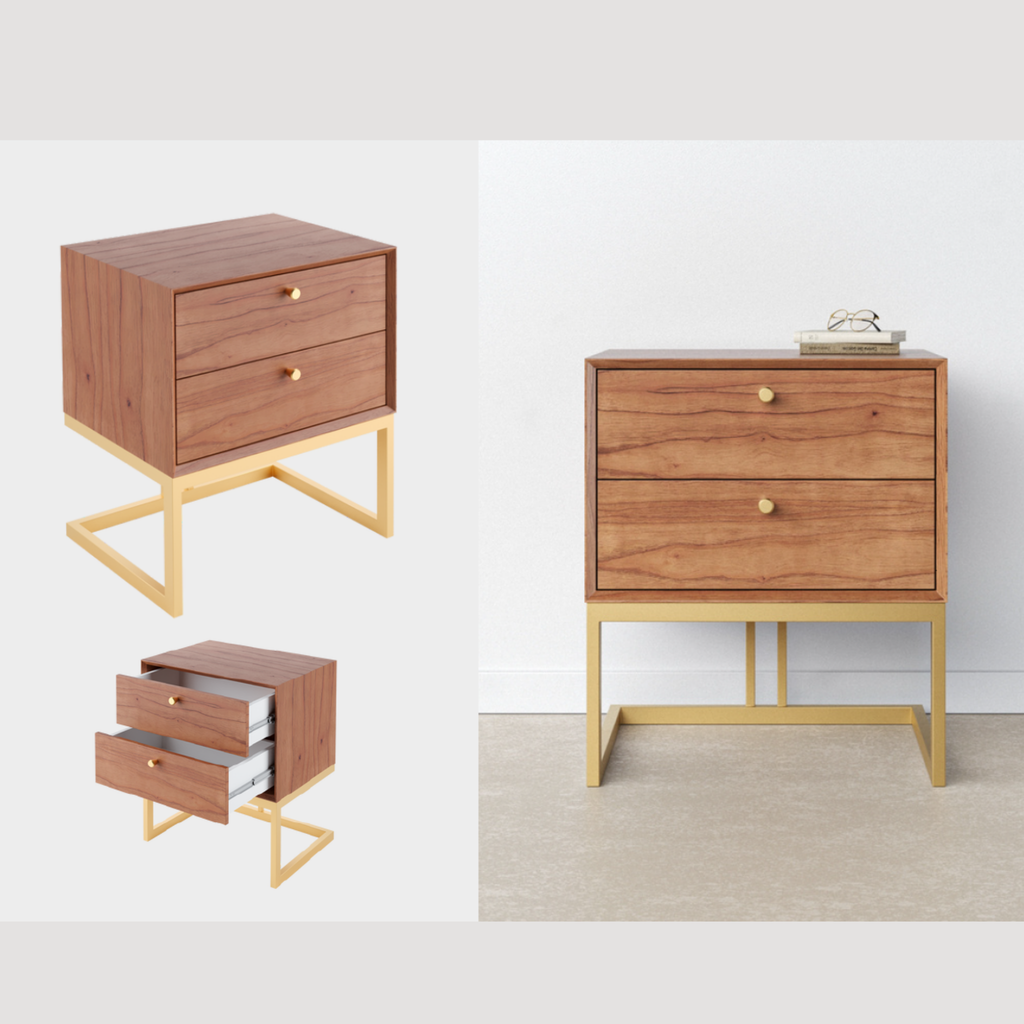 MESA DE CABECEIRA WOOD 0,45 CM