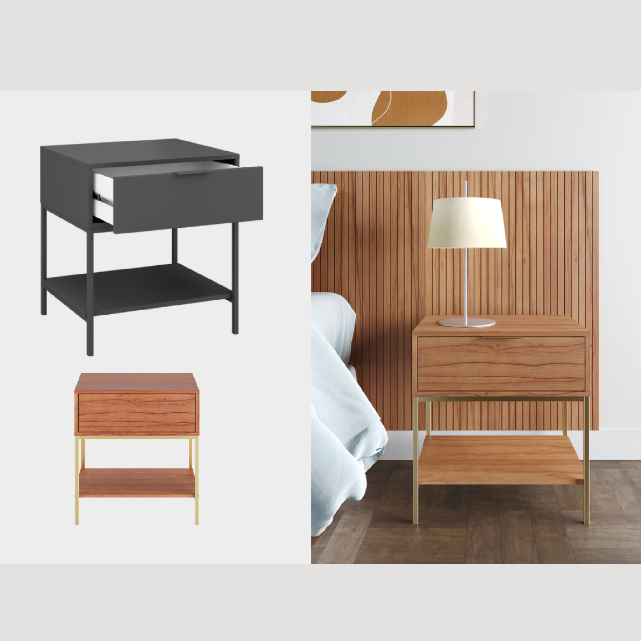 MESA DE CABECEIRA SLIM 0,55 CM