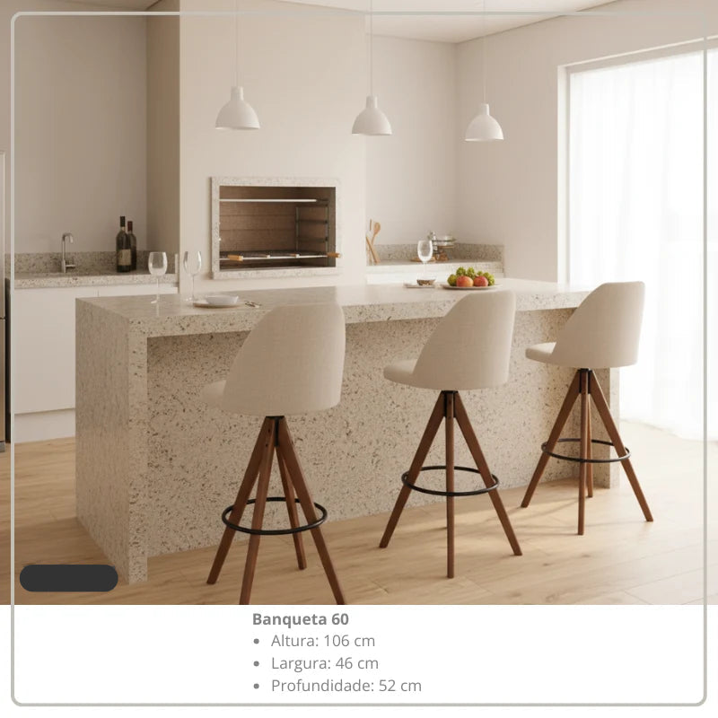 Banqueta 60 – Ambiente Interno