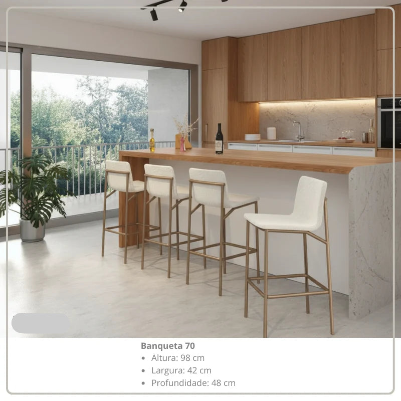 Banqueta 70 – Ambiente Interno