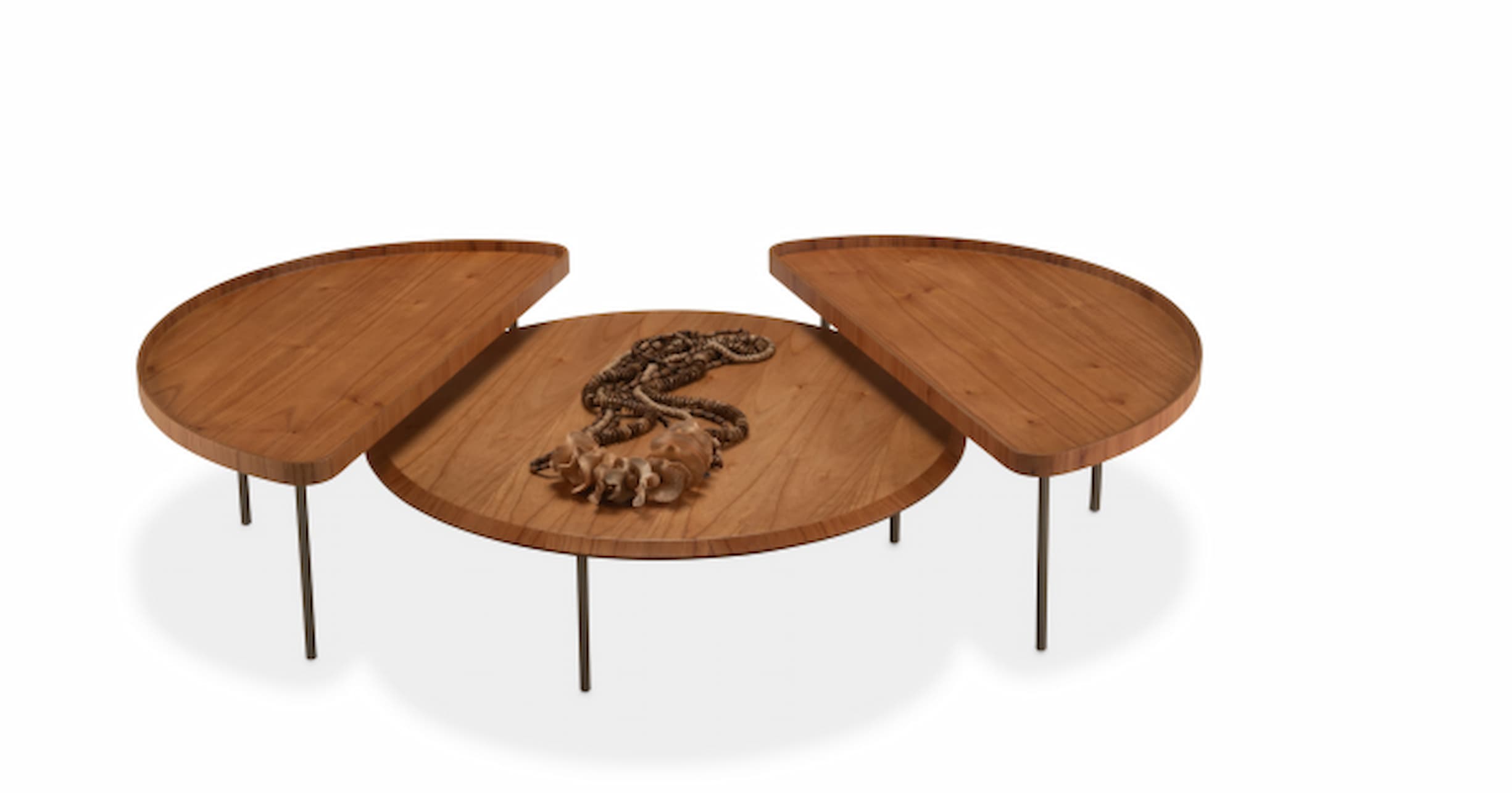 CONJUNTO MESAS SOLE + 2 MÉDIAS LUNA