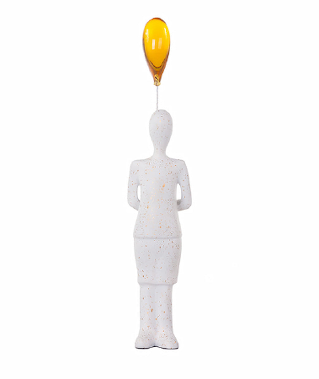 Escultura  Menino com Balão