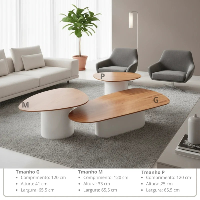 Conjunto de Mesa de Centro Francis