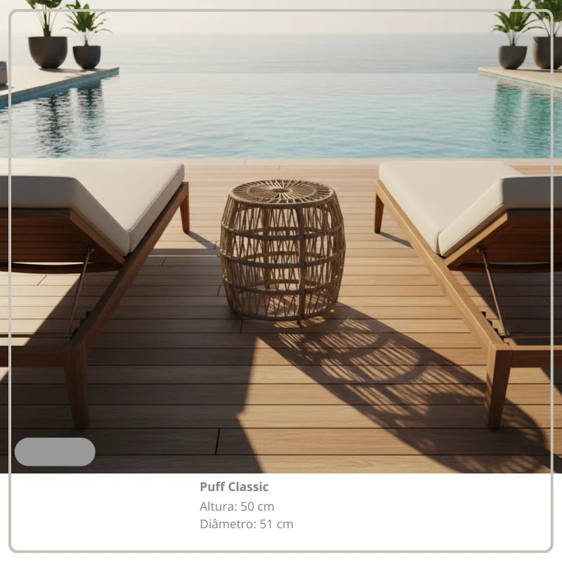Puff Classic — Área Externa